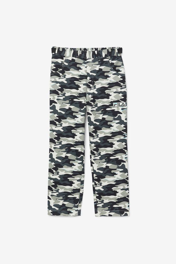 Fila Brigade Camos Pants Black - Mens - 87463BXEQ